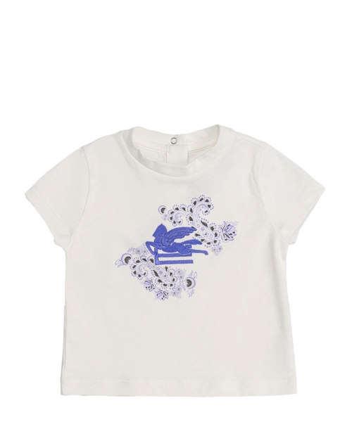 Loqo naxışlı pambıq T-shirt