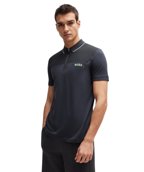 Short sleeve polo with classic collar