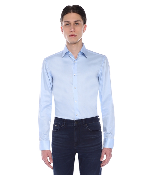 Klassik yaxalı uzunqol köynək