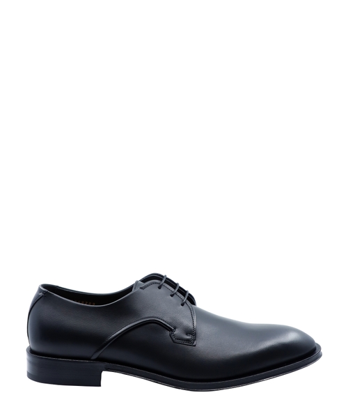 Lace-up leather derby shoes