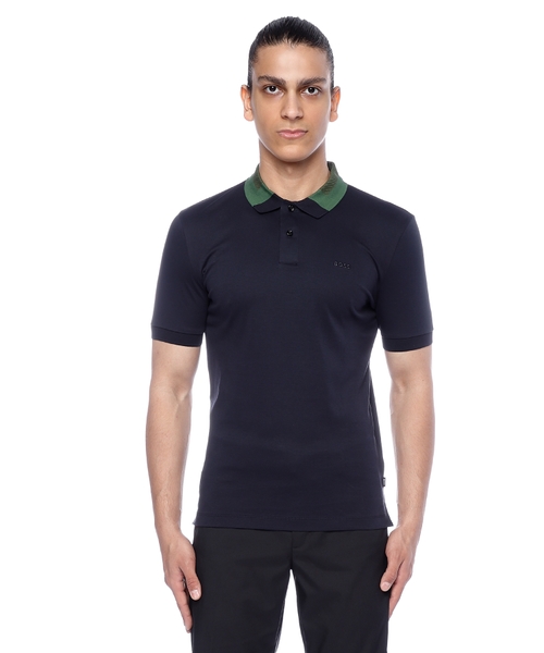 Short sleeve polo with classic collar