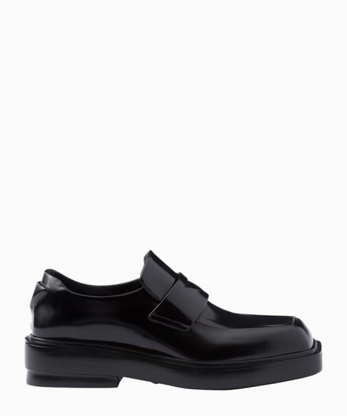 Leather loafers