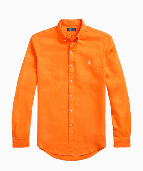 Shirt with logo embroidery