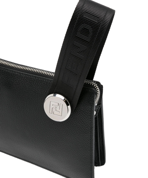 Fendi black clutch bag hotsell