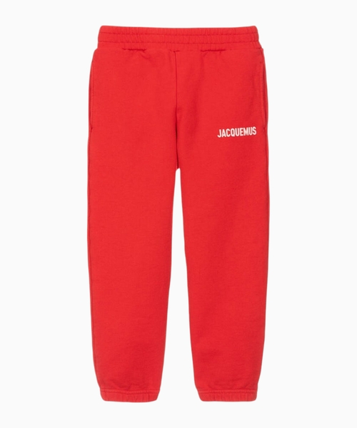 Logo printed cotton jogging pants
