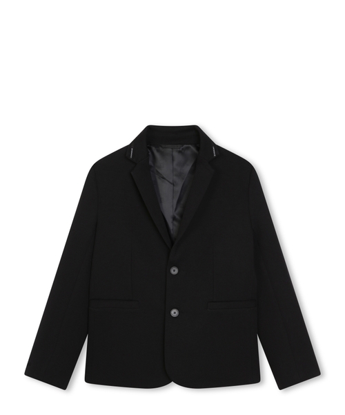 Straight-fit long sleeve jacket