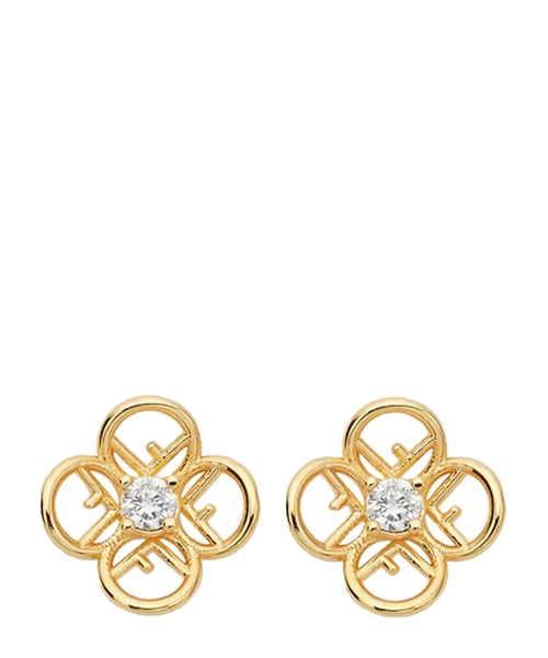 Loqo detailed earrings