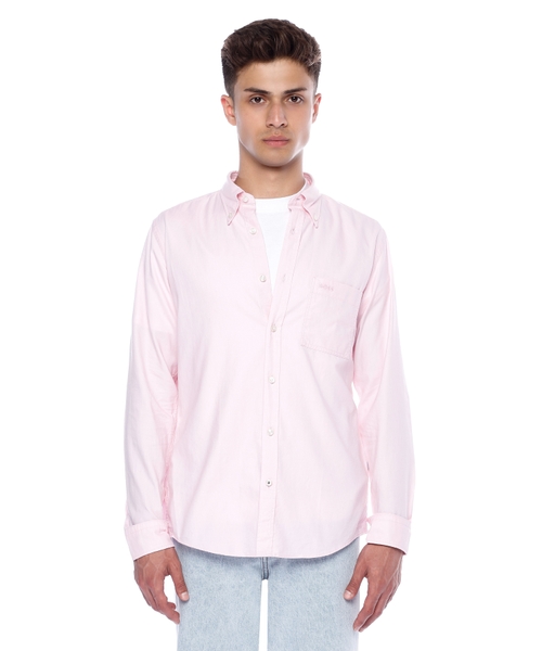 Long sleeve shirt with classic collar