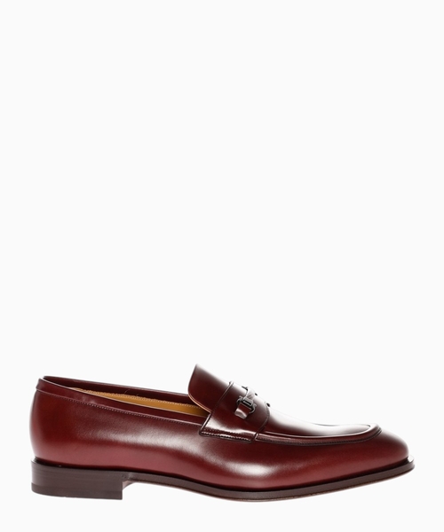 Leather loafers