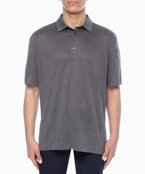 Short sleeve polo with classic collar