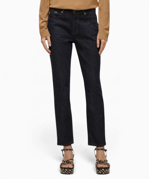Jackie dar biçimli denim şalvar
