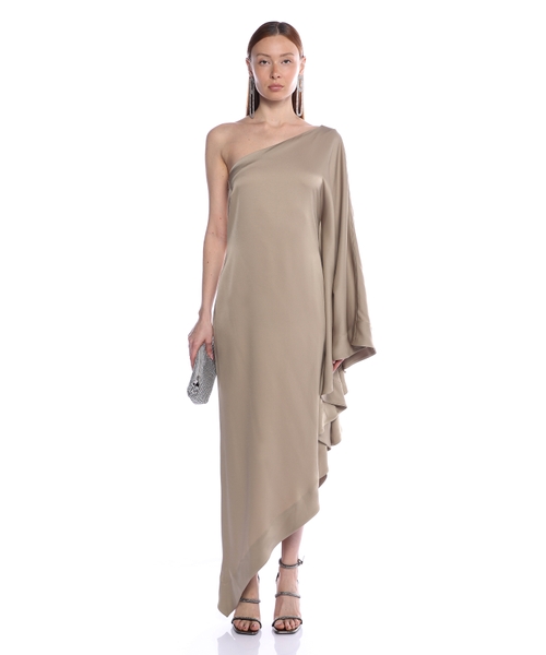 Asymmetric-design dress