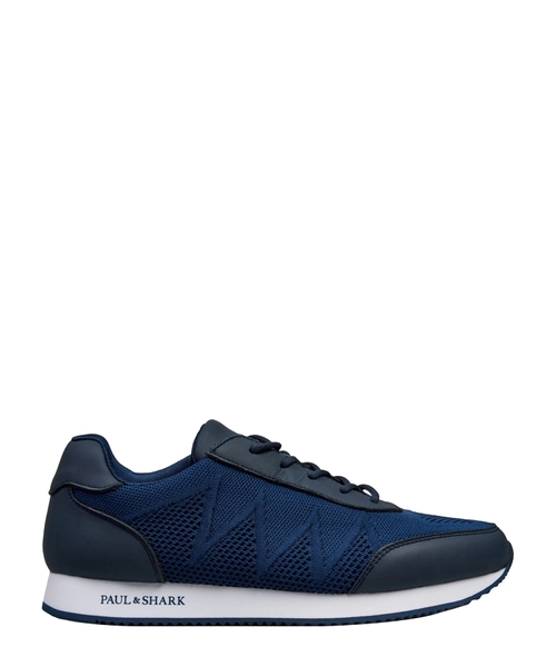 Mesh trim sneakers