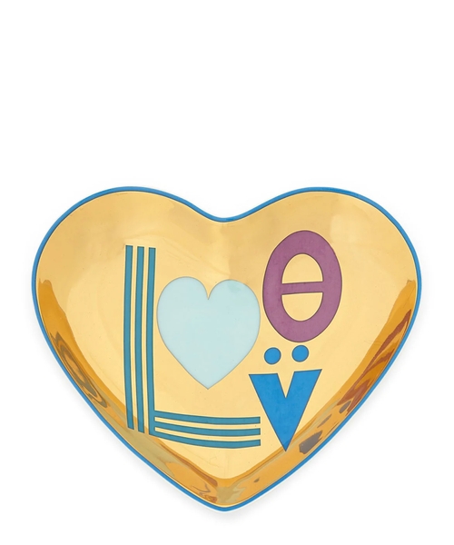 Фарфоровый поднос Love trinket