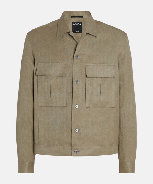 Linen overshirt