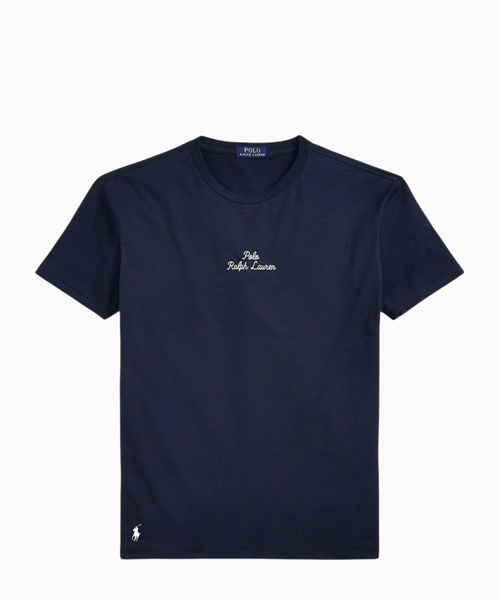 T-shirt with logo embroidery
