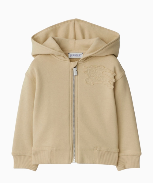Zip-up hoodie with logo