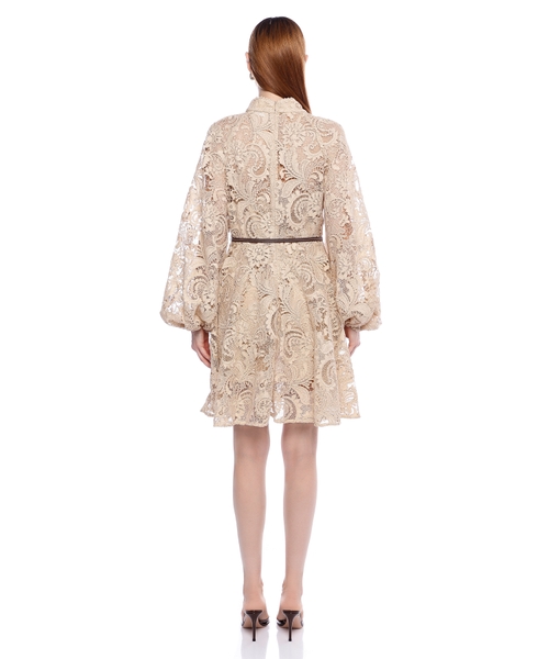 Poppy lace mini dress