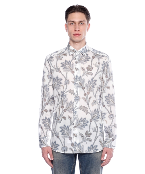 Long sleeve shirt with classic collar