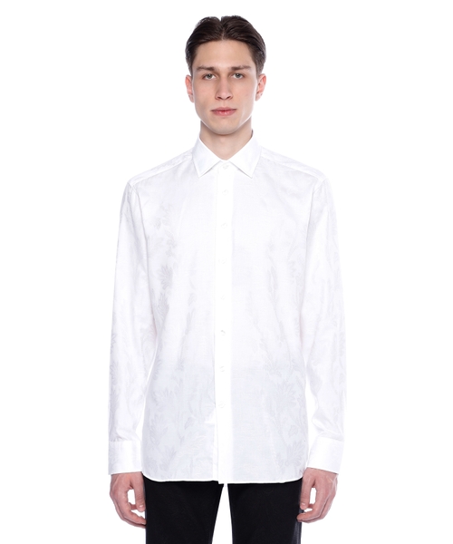 Long sleeve shirt with classic collar