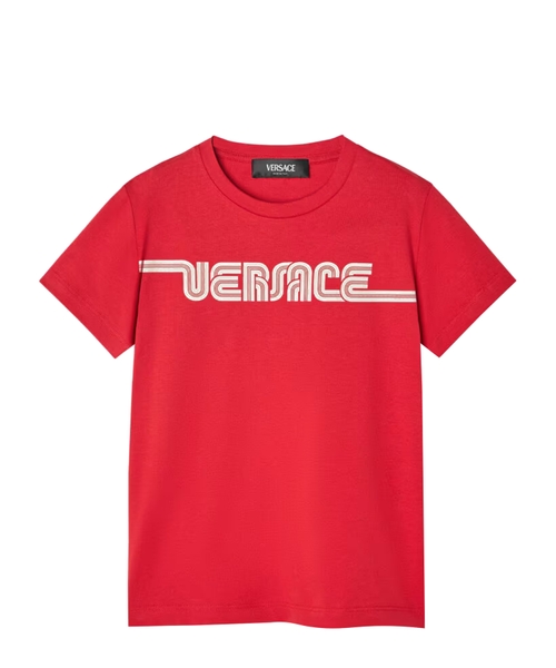 Хлопковая футболка с принтом логотипа