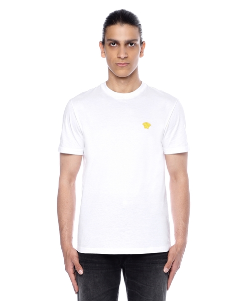 Dairəvi yaxa ilə qısaqol T-shirt