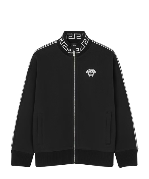 Logo embroidered jacket