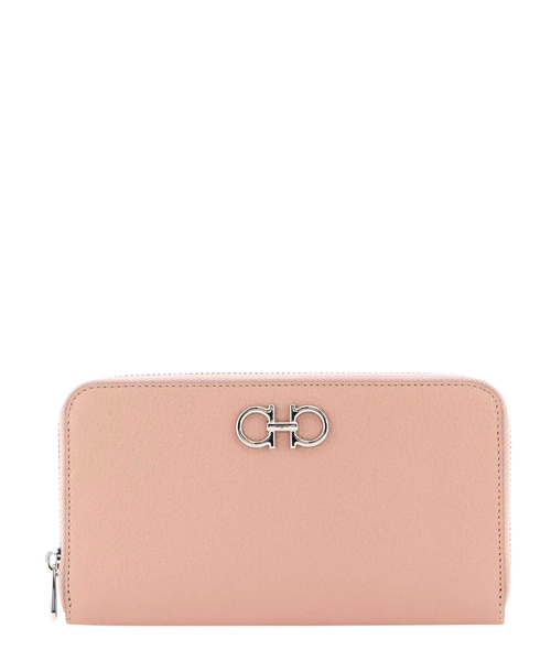 Кожаный кошелек с деталью логотипа