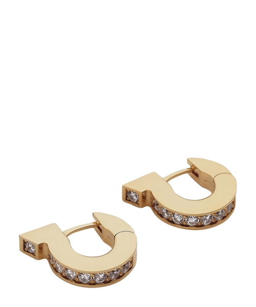 Gancini kristallarla bəzədilmiş sırğalar