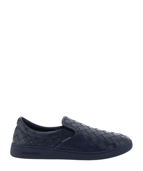 Intrecciato leather sneakers