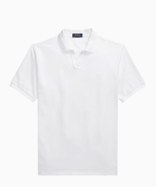 Short sleeve polo with classic collar