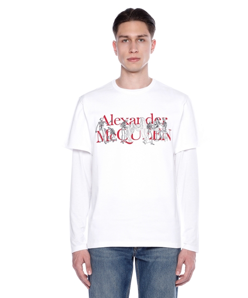 Футболка с круглым воротником и короткими рукавами