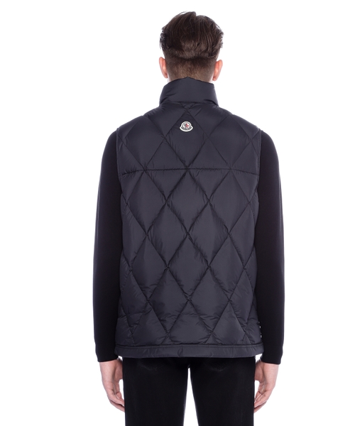 L'Appartement【2023SS 美品】Ventile W Vest 紺 Quilted design sleeveless vest | Emporium