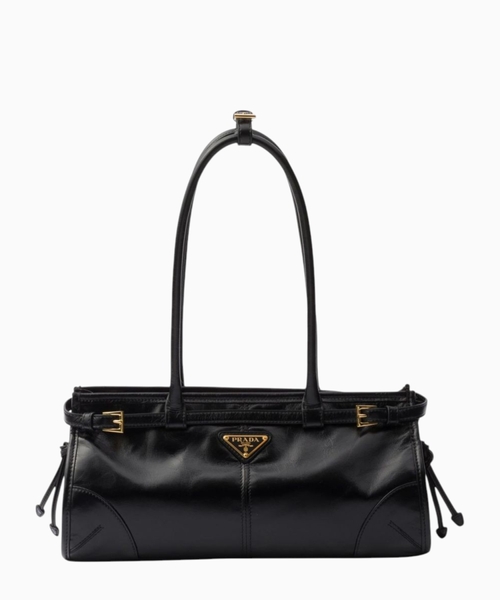 Logo detail leather bag | Emporium