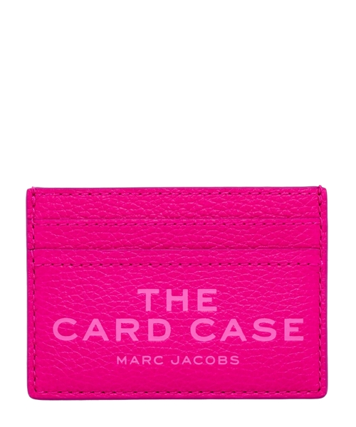 Logo-print leather cardholder