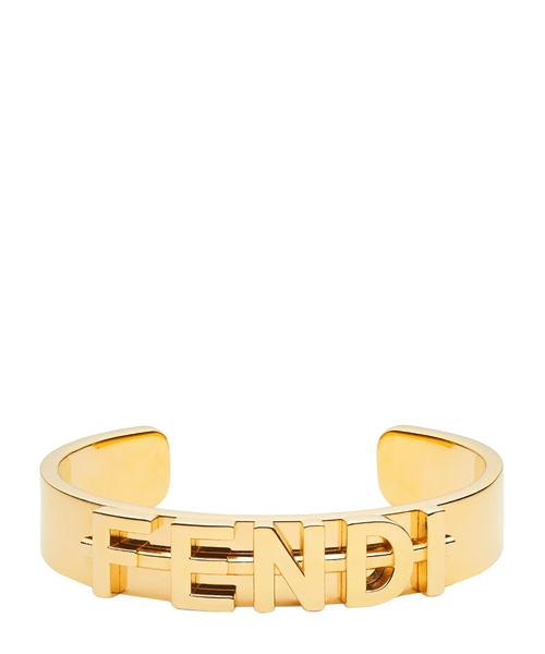 アクセサリー y2k archive FENDI F-logo bangle bracelet Fendi 24k Gold Plated FF Logo Bangle Bracelet