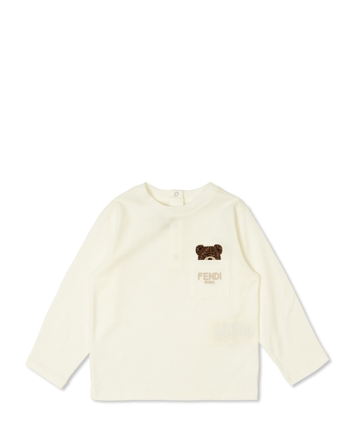 Printed long-sleeve cotton T-shirt