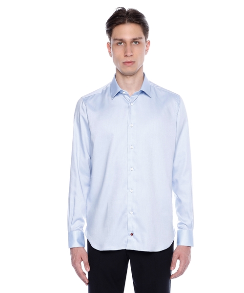 Long sleeve shirt with classic collar