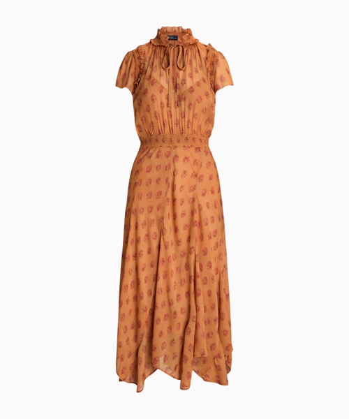 Printed midi dress