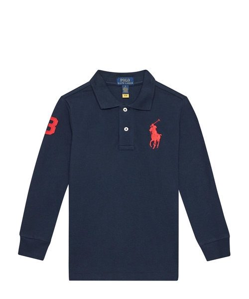 Logo embroidered cotton polo shirt | Emporium
