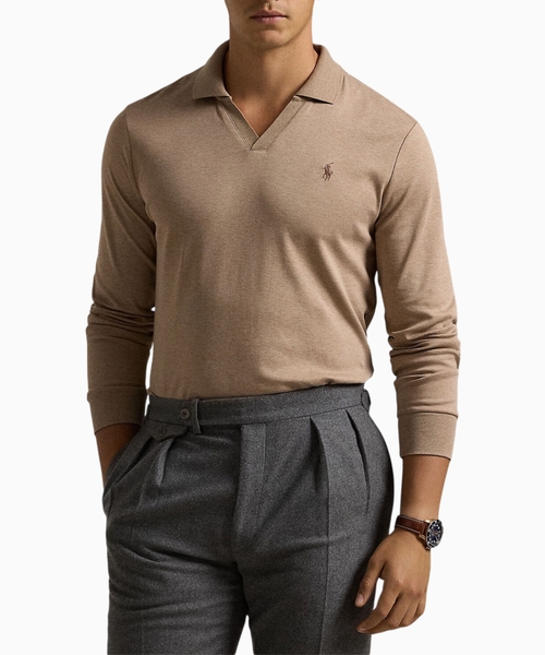 V-neck long sleeve sweater