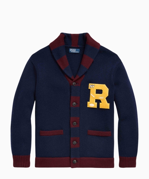 Long sleeve cardigan with button fastening