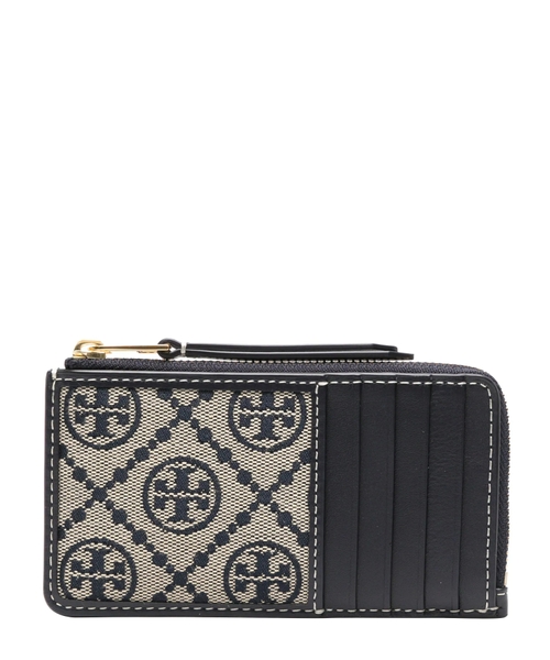 T Monogram dəri kart üçün portmone