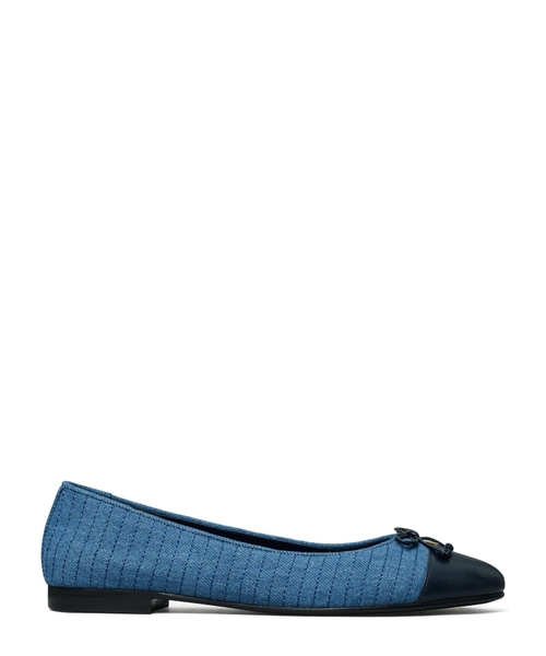 Cap-toe ballet flats