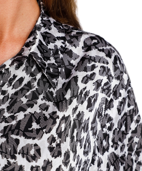 Tシャツ・カットソー Michael Kors ANIMAL PRINT BLOUSE (MT540R0ABE 120SOFTECRU) Michael Kors Animal Print Tops for Women for sale | eBay