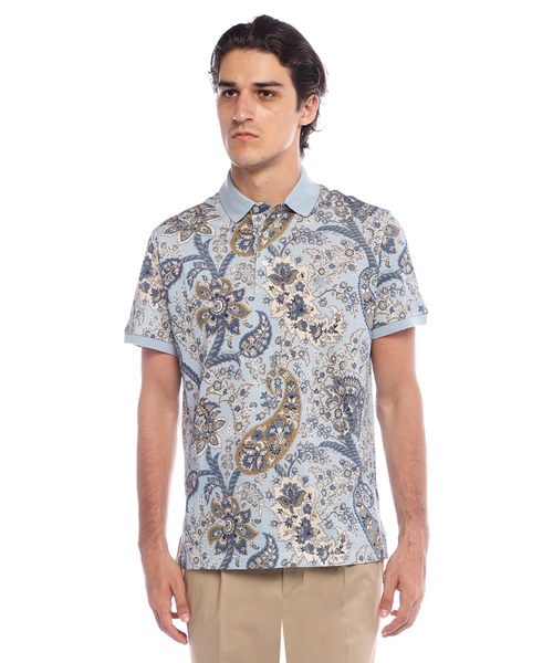 Buta printli polo