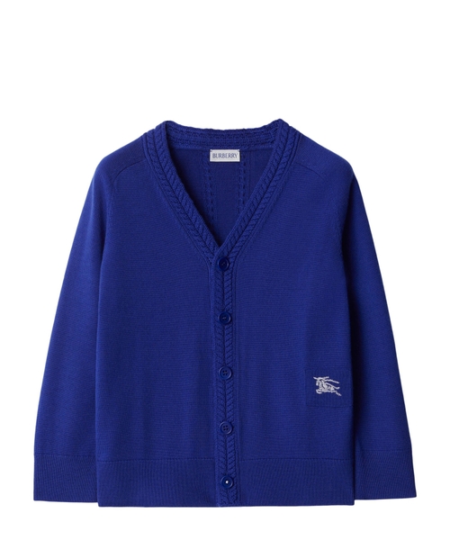 EKD embroidered wool cardigan