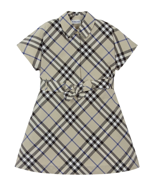 Checkered cotton dress