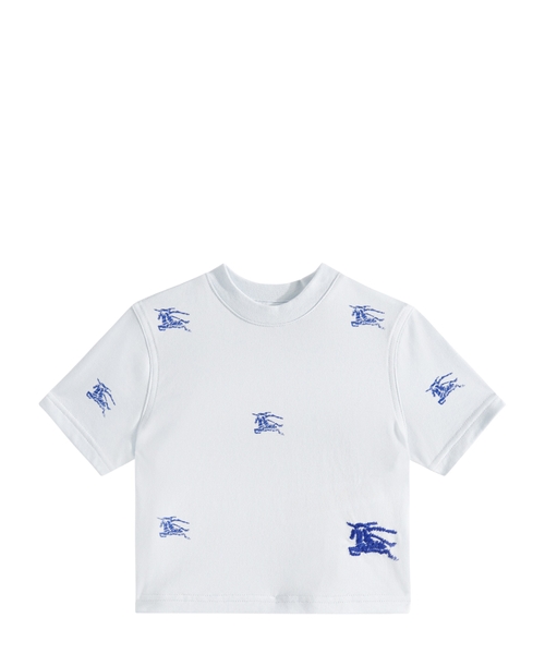 Cotton T-shirt with EKD embroideries