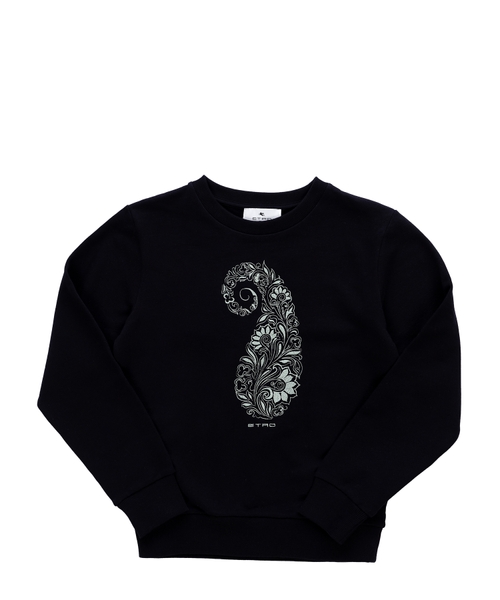 Футболка с длинными рукавами и принтом